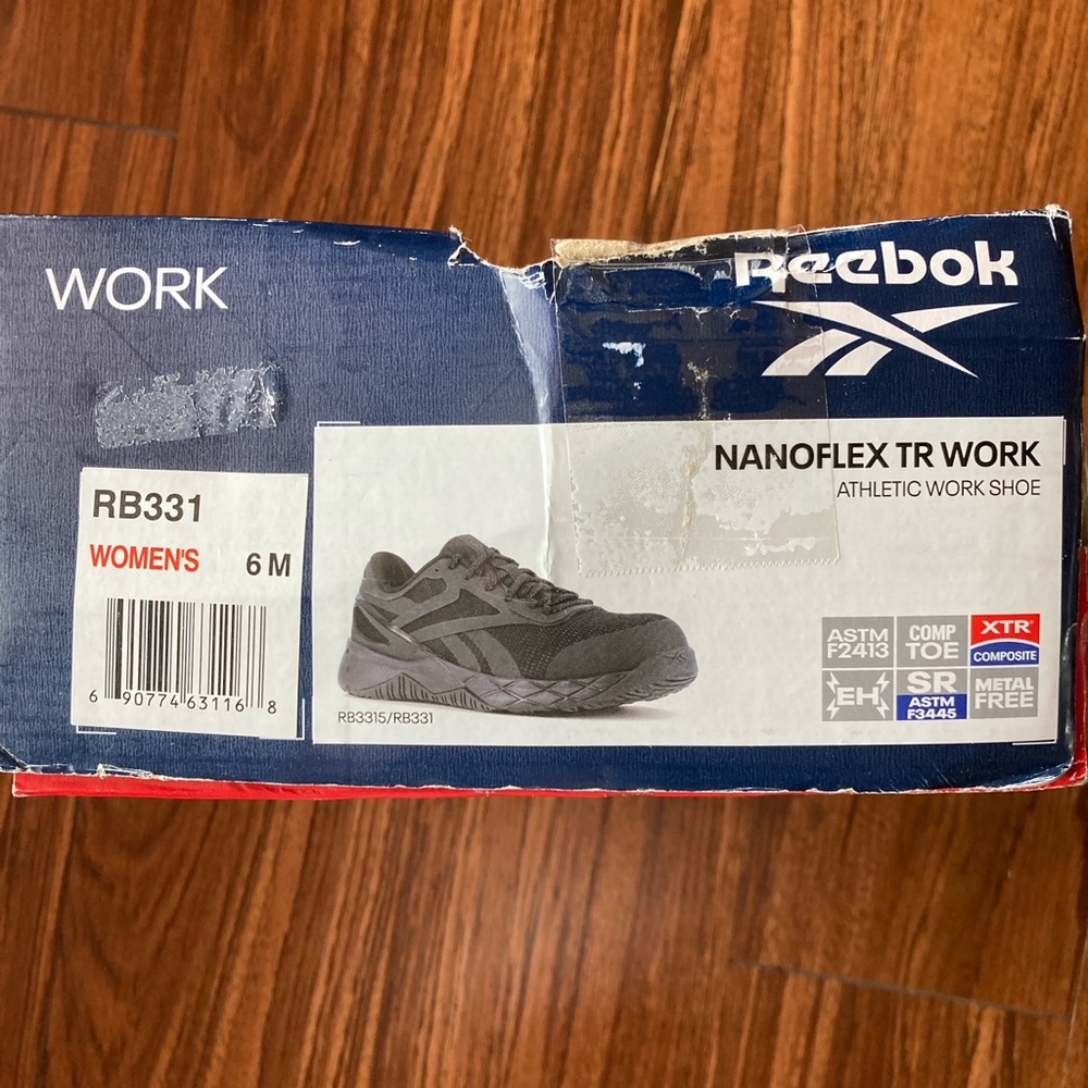 Reebok Nanoflex TR Work Composite Toe Athletic Work Shoe women’s 6 - Picture 9 of 9